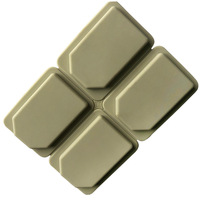 822 Werks bestand 4 Loch Blattform Silikon Kerzen formen Silikon harzform Aroma therapie form Silikon Kerzen seife machen Schimmel