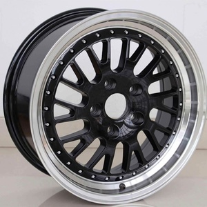 Rines de Aleación de Alto Rendimiento para Carreras, Tamaño Completo, 16 Pulgadas, 4, 5 y 8 Birlos, para LM <span class=keywords><strong>Mag</strong></span> Rines 5*114.3 4/8*100/114.3, Color Negro - Product Image 4