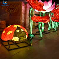 FL-59 Led Festival Insectes Lanterne Soie Papillon Festival Festival De Mariage