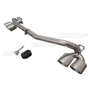 Pour Mercedes Benz W204 2011-2014 Édition Sport : Spoiler de pare-chocs arrière, diffuseur et garniture de sortie d'échappement arrière - Product Image 5