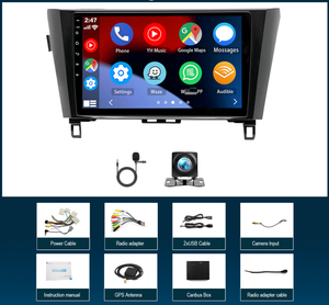 Autoradio stéréo Android 13 pour <span class=keywords><strong>Nissan</strong></span> Rogue X-Trail 2014-<span class=keywords><strong>2019</strong></span> Wireless <span class=keywords><strong>Carplay</strong></span> Android Auto Bluetooth Support GPS Navigation - Product Image 6