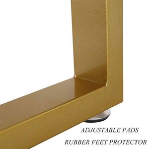 Pieds de table basse modernes en fer robuste, design carré, pour table à manger, salon, appartement - Product Image 5