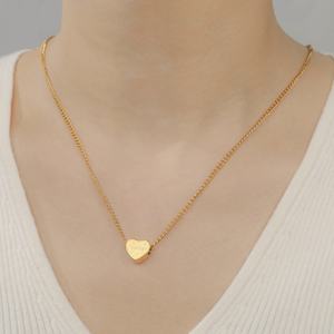 Vente chaude En Acier Inoxydable Coeur Collier Famille Bijoux Cadeau Amant Vous Maman Père Fils Fille Collier Cadeau - Product Image 4