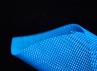 Ceinture en maille de nylon à trous carrés à bas prix, tissage uni