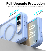 Coque de téléphone magnétique pliable antichoc pour iPhone 18 Pro Duo, coque de téléphone anti-chute mate pour iPhone 18 Pro Max