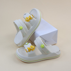 Sandales aquatiques Kido pour enfants, design beige dessin animé, antidérapantes, pour plage, randonnée, été, décontractées, pour filles et enfants - Product Image 3