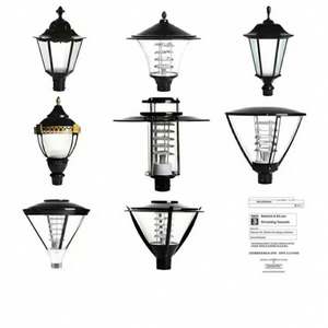 Lampes LED d'extérieur Huatai personnalisées, étanches IP65, pour aménagement paysager et jardin, alimentées en courant alternatif, options LED fluorescentes, poteau en aluminium de 3m/4m/5m - Product Image 1
