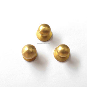 Botón de cabeza redonda duradero, botón de perno, Perno de tornillo para remaches de cuero para reparación, decorar ropa, zapatos, cinturones, bolsas, collares para perros - Product Image 3
