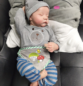 ตุ๊กตา Reborn เหมือนจริง ขายส่ง ตุ๊กตาเด็กแรกเกิดขนาด 18 นิ้ว ตุ๊กตา Reborn ซิลิโคนนุ่มเหมือนจริง ของขวัญตุ๊กตา Reborn - Product Image 4