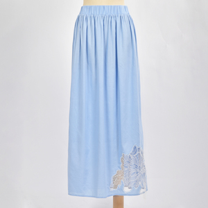 Nouvelle arrivée : jupe longue 70% coton 30% lin, qualité supérieure, style moderne. - Product Image 2