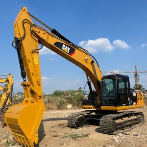 Excavadora de cadenas Cat 320D2 320 320DL usada original de 20 toneladas de buen rendimiento, excavadora Cat 320D de tamaño mediano en venta en China - Product Image 1