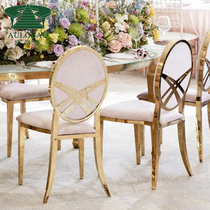 Modern Gold-Plated Metal <b>Velvet</b> Stainless Steel Hotel Wedding <b>Chair</b> - Product Image 1