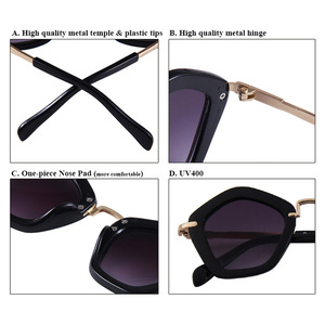 Gafas de Sol Poligonales para Niños Conchen K110 UV400, Montura de PC, Unisex, Protección Solar, Moda, Viajes - Product Image 5