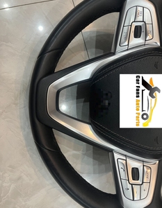 Volante de Cuero de <span class=keywords><strong>Segunda</strong></span> <span class=keywords><strong>Mano</strong></span> de Buena Calidad para <span class=keywords><strong>BMW</strong></span> <span class=keywords><strong>Serie</strong></span> 7 G12, Ensamblaje de Volante Modificado y Mejorado - Product Image 2