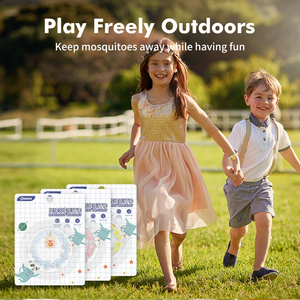 Bracelet <span class=keywords><strong>anti</strong></span>-moustiques pour enfants, bracelet <span class=keywords><strong>anti</strong></span>-insectes à l'huile essentielle de plantes naturelles pour les tout-petits, les enfants, le camping en plein air - Product Image 6