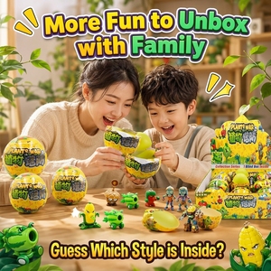 Capsule Gacha aléatoire Speedy Stock Restock Plant Tower Defense pour Ensemble de jeu de <span class=keywords><strong>prix</strong></span> de carnaval, Œuf surprise mystère - Product Image 2