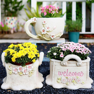 Molde de hormigón para maceta de jardín al aire libre de plástico de inyección prefabricado de gran venta - Product Image 3