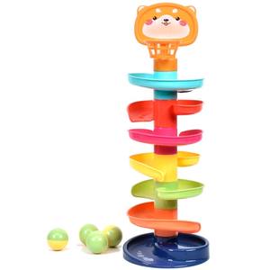 赤ちゃん5 7層回転ローリングボールグリディングタワー幼児玩具回転トラックスタッキング子供用 - Product Image 5