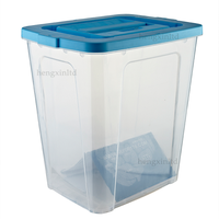 Boîte à bulletins de vote transparente en plastique pour les élections générales IEBC du Kenya 2027 avec couvercles codés par couleur (Blanc/Vert/Jaune/Bleu/Rouge)