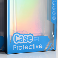 Emballage de téléphone en carton personnalisé de luxe, recyclable, respectueux de l'environnement, avec revêtement UV, gaufrage, fenêtre transparente, OEM