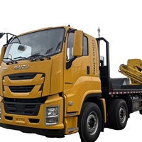 Grue de camion 8x4 30 tonnes ISUZU à flèche pliante, petite grue neuve montée sur camion de remorquage