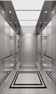 Ascenseur résidentiel de luxe moderne populaire pour 4 personnes, 400 kg, ascenseur personnalisé de haute qualité, faible bruit, ascenseur pour passagers - Product Image 5