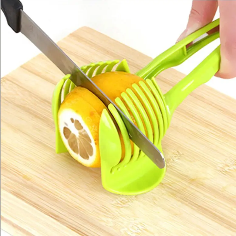Ручной креативный кухонный слайсер для фруктов и овощей, резак для апельсина и лимона, зажим для торта, Многофункциональный кухонный инструмент