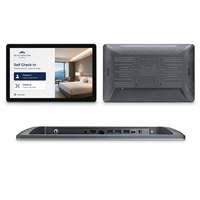 Écran tactile étanche IP65 de 15,6 et 21,5 pouces, moniteur tactile Android avec barre lumineuse