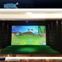 Simulateur de Golf à domicile, système de moniteur de lancement, simulateur de Golf d'intérieur à balançoire complète