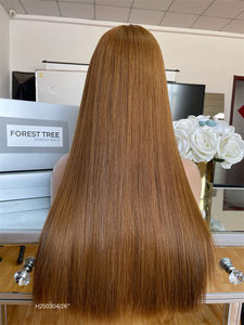 2025 diseño de lujo 100% cabello ruso eslavo europeo Peluca de cabello B 8 colores capa súper ligera para mujeres - Product Image 2