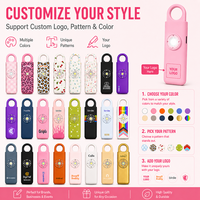 Mini alarme personnelle porte-clés 130 dB, sirène puissante, chargement Type-C, alarme de sécurité pour femmes, enfants, protection en extérieur et en voyage