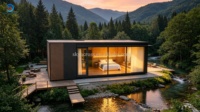 Usine de conteneurs, maisons préfabriquées de luxe personnalisables, maisons préfabriquées