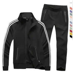 Fashion Design Autumn Men's 2 Pcs Tracksuits Long Sleeve Sports Casual Suits Stylish Customized Running Men Track Suits