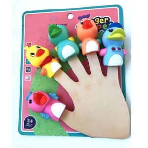 Đồ Chơi Tương Tác Giữa Cha Mẹ Và Con Cái Đạo Cụ Kể Chuyện Hình Động Vật Con Rối Ngón Tay Nhựa Vinyl Mềm - Product Image 3