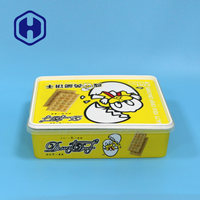 Forme de rectangle personnalisé boîte de stockage en plastique PP gâteau bonbons sucrés moule IML étiquetage gros gelée Hamburger croustilles de pomme de terre