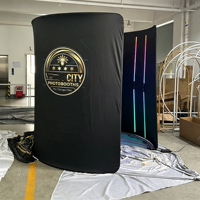 Cabina de Fotos Sky 360 - Cabina de Fotos Giratoria Automática de 360 Grados con Soporte para Cámara DSLR para Eventos, Fiestas y Celebraciones