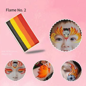 Profesional 6 colores lavable Cosplay maquillaje pintura corporal pintura facial colorida para <span class=keywords><strong>Halloween</strong></span> y Navidad - Product Image 4