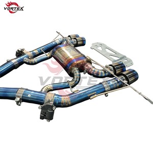 Escape Catback VORTEX Grado 5 Ti Valvetronic para BMW G80 M3/G82 M4 3.0T 2021-2025, Puntas Forjadas Quemadas, Instalación Directa con Tornillos - Product Image 4