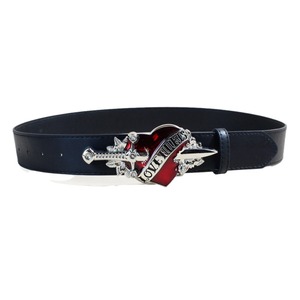 <span class=keywords><strong>Ceinture</strong></span> pour homme de style punk vintage européen et américain, design à flèche unique et cœur percé, en alliage, PU et plastique, ceintures transfrontalières - Product Image 6