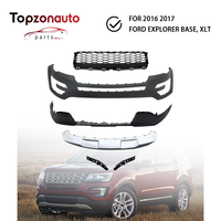 Kit de remplacement de pare-chocs avant en plastique Topzonauto, fixation par boulons, pour Explorer Base XLT Limited Sport Platinum 2015 2016