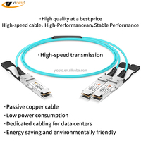 YTOPTO 10G 10G SFP+ AOC 850nm OM3 1m~100m Kabel Optik Aktif 1~100m Jangkauan untuk Penggunaan Pusat Data Bersertifikasi CE/FCC/RoHS
