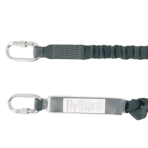 Cuerda de seguridad anticaídas/absorbente de impactos/absorbente de energía, certificada según la norma EN355:2002, capacidad de 140 kg - Product Image 2