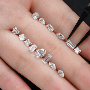 卸売0.8mm-3mmラボ成長ダイヤモンド小さなラウンドカットDEF/VVS-VSルースHPHTダイヤモンドジュエリー用 - Product Image 3