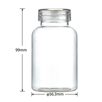 Bouteilles en plastique de 175 ml de qualité supérieure, anti-oxydation, avec étiquette personnalisée, pour le stockage de capsules et de pilules en clinique