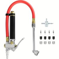 Manomètre et gonfleur de pneus mécaniques pour voitures, SUV, camping-cars - Construction en alliage de zinc et caoutchouc