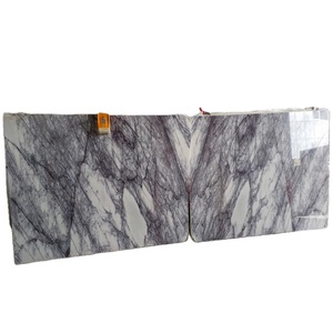 2025 milas Lilac หินอ่อน bookmatch คุณภาพสูง2CM กระเบื้องขัดหนาสำหรับหรูวิลล่าโครงการโรงแรมทำ turkiye - Product Image 1