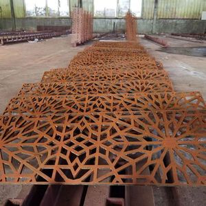 <span class=keywords><strong>Plaque</strong></span> d'<span class=keywords><strong>acier</strong></span> <span class=keywords><strong>Corten</strong></span> résistante aux intempéries conception de mur de jardin Art de découpe laser <span class=keywords><strong>plaque</strong></span> d'<span class=keywords><strong>acier</strong></span> au carbone 5mm 6mm 8mm <span class=keywords><strong>10mm</strong></span> épaisseur ASTM - Product Image 4