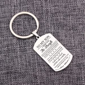 <span class=keywords><strong>Porte</strong></span>-clés personnalisés avec lettre et Logo, Inscription cookies à <span class=keywords><strong>mon</strong></span> <span class=keywords><strong>fils</strong></span>, chien - Product Image 6