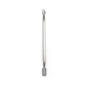 Empurrador de metal para unhas, cortador de cutícula de aço inoxidável, para manicure pessoal, 9005 F # de 13 cm de comprimento