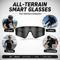 Occhiali Smart da Sci AI 2026 con Fotocamera HD Anti-vibrazione da 800W, Cattura Azione, Audio Surround 3D, Chiamate AI, Occhiali Sportivi da Uomo
